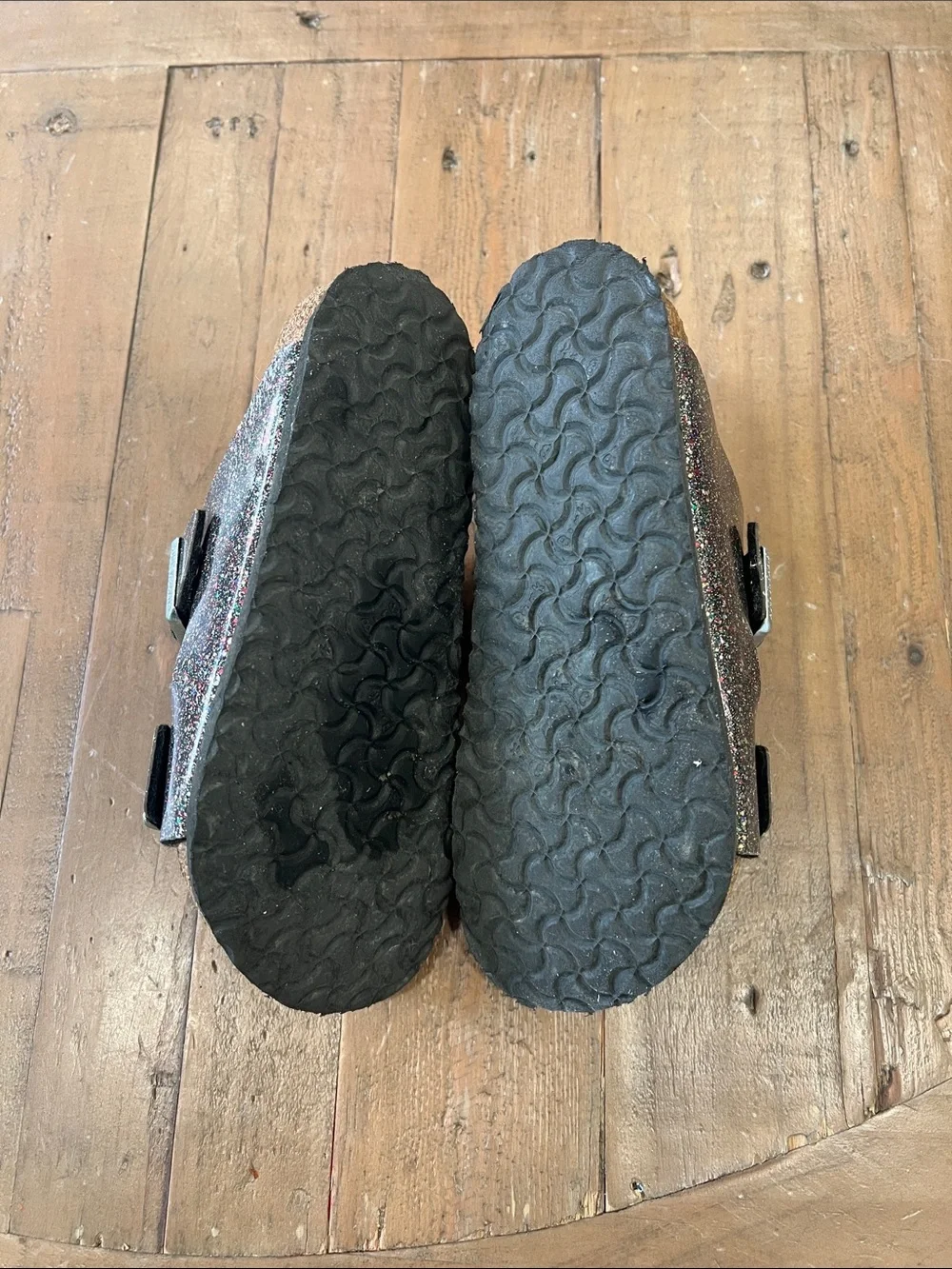 Birkenstock black glitter